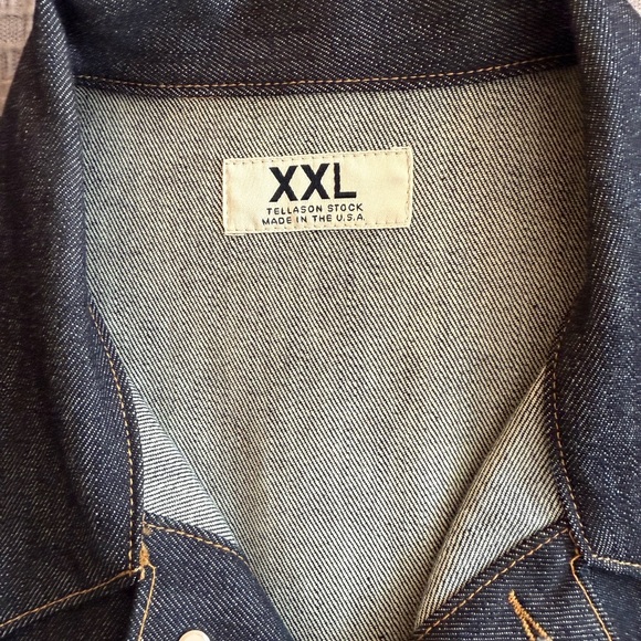 Tellason Stock Denim Coverall Jacket - Picture 3 of 3